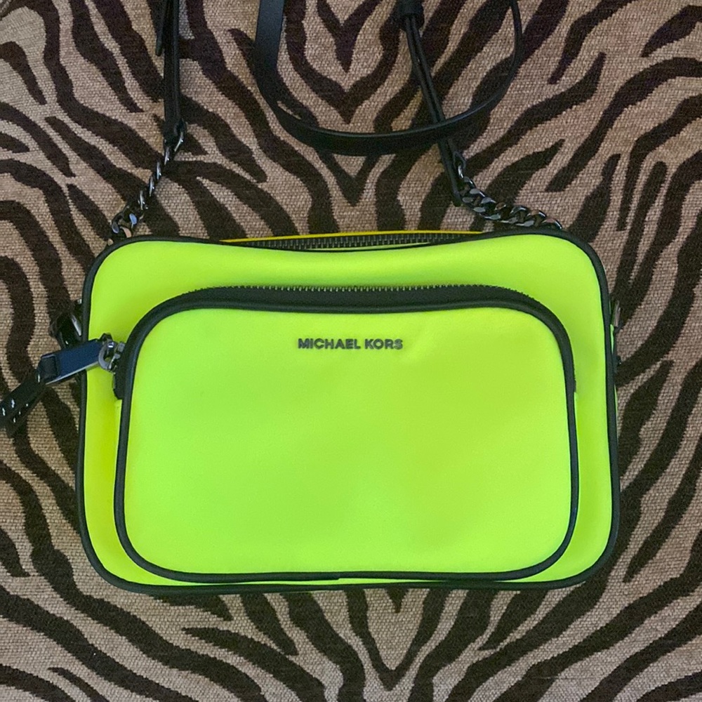 MK Neon camera purse